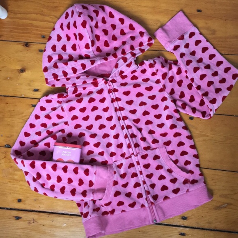 LOOKING FOR GAP GIRLS VELOUR HEART JACKET - Picture 5 of 5